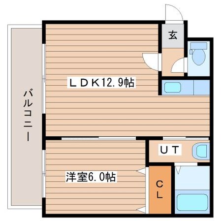 アバンセ二十四軒の物件間取画像